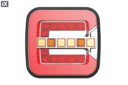 ΦΑΝΑΡΙ ΠΙΣΙΝΟ RCL-08-LR 10-30V LED 108x102x38mm ΜΕ ΚΑΛΩΔΙΟ 1ΤΕΜ