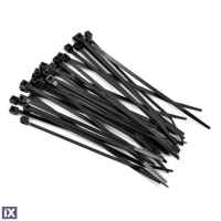 ΔΕΜΑΤΙΚΑ/ΔΕΤΙΚΑ ΚΑΛΩΔΙΩΝ TIRE UP 4,8 X 300 mm (ΜΑΥΡΟ) - 100 ΤΕΜ.