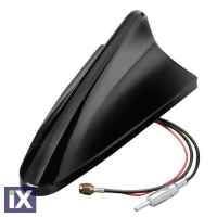 ΚΕΡΑΙΑ ΚΑΡΧΑΡΙΑΣ AERO-FIN 3 12V ΜΑΥΡΗ AM/FM/GPS ΜΕ ΕΝΙΣΧΥΤΗ ΣΗΜΑΤΟΣ 78x148x59mm