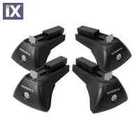 KIT ΑΚΡΑ (ΠΟΔΙΑ) RAIL-X ΓΙΑ ΣΙΔΕΡΕΝΙΕΣ ΜΠΑΡΕΣ QUADRA NORDRIVE ME FLUSH RAILING ME ΚΛΕΙΔΙ - 4 TEM.