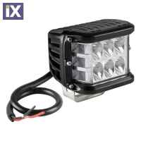 ΠΡΟΒΟΛΕΑΣ ΕΡΓΑΣΙΑΣ ΤΕΤΡΑΓΩΝΟΣ WL-24 12LED 36W 3000lm 9-32V (52x62x47mm) ΦΩΣ ΔΙΑΘΛΑΣΗΣ 3 ΟΨΕΩΝ -1ΤΕΜ.