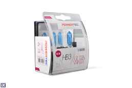 HB3 12V 65W P20d POWERTEC ULTRA WHITE 2ΤΕΜ. M-TECH