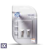 W16W 12V W2,1x9,5d 7xSMD2835 LED OSRAM ΛΕΥΚΟ BLISTER 2ΤΕΜ. M-TECH