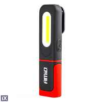 ΦΑΚΟΣ ΕΡΓΑΣΙΑΣ ΧΕΙΡΟΣ ΜΕ ΓΑΝΤΖΟ/ΜΑΓΝΗΤΗ MICRO USB COB+XPE LED 1200mAh 31x42x154mm