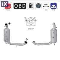 ΦΙΛΤΡΟ DPF FORD C-MAX,FOCUS /MAZDA 3 /VOLVO C30,S40,S80,V50,V70
