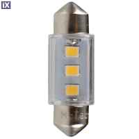 ΛΑΜΠΑΚΙΑ ΠΛΑΦΟΝΙΕΡΑΣ C5W/C10W 12V SV8.5 36mm 0,38W 3xSMD2835 LED OSRAM ΛΕΥΚΟ  BLISTER 2ΤΕΜ. M-TECH