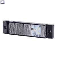 ΦΩΣ ΟΓΚΟΥ ΑΝΑΚΛΑΣΤΙΚΟ LD127 12/24V 3LED HORPOL ΛΕΥΚΟ 13 x 3  cm -1ΤΕΜ.