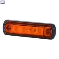 ΦΩΣ ΟΓΚΟΥ LD676 12/24V 4LED HORPOL ΠΟΡΤΟΚΑΛΙ (10,5 x 2,5 cm) -1ΤΕΜ