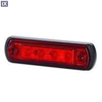 ΦΩΣ ΟΓΚΟΥ LD677 12/24V 4LED HORPOL ΚΟΚΚΙΝΟ (10,5 x 3 cm) -1ΤΕΜ.
