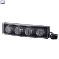 DRL HOR64 12/24V ΠΡΟΣΘΕΤΟ DAYTIME ΔΙΕΘΝΗ ΜΕ 4LED 0,5W 181x48mm ΜΑΥΡΟ ΜΕ ΦΙΣ 1ΤΕΜ