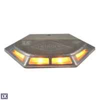 ΦΩΣ ΠΡΟΕΙΔΟΠΟΙΗΣΗΣ ΥΔΡΑΥΛΙΚΗΣ ΠΟΡΤΑΣ 12/24V HOR80 7W 4LED 6ΓΩΝΟ 103x90x12mm