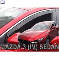 MAZDA 3 4D 2019+  ΖΕΥΓΑΡΙ ΑΝΕΜΟΘΡΑΥΣΤΕΣ ΑΠΟ ΕΥΚΑΜΠΤΟ ΦΙΜΕ ΠΛΑΣΤΙΚΟ HEKO - 2 ΤΕΜ.