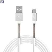 ΚΑΛΩΔΙΟ ΦΟΡΤΙΣΗΣ ΚΑΙ ΣΥΓΧΡΟΝΙΣΜΟΥ USB TYPE C 2,4A 100cm FULL LINK AMiO - 1 ΤΕΜ.