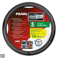 ΚΑΛΥΜΜΑ ΤΙΜΟΝΙΟΥ ΦΟΡΤΗΓΟΥ PEARL BLACK ΔΕΡΜΑΤΙΝΗ ΜΑΥΡΟ (S) 42-44cm ΟΙΚΟΛΟΓΙΚΟ ΚΑΙ ΑΟΣΜΟ