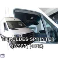 MERCEDES SPRINTER W907 2D 2018+ ΚΟΝΤΟ ΖΕΥΓΑΡΙ ΑΝΕΜΟΘΡΑΥΣΤΕΣ VAN ΑΠΟ ΕΥΚΑΜΠΤΟ ΦΙΜΕ ΠΛΑΣΤΙΚΟ HEKO - 2 ΤΕΜ.