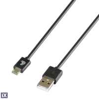 ΚΑΛΩΔΙΟ ΦΟΡΤΙΣΗΣ ΚΑΙ ΣΥΓΧΡΟΝΙΣΜΟΥ MICRO USB 200cm ΜΑΥΡΟ ESSENTIALS LAMPA - 1 ΤΕΜ.