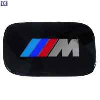M (BMW) ΣΕΙΡΑ 3 E46 1998-2005 ΑΥΤΟΚΟΛΛΗΤΟ ΤΑΠΑΣ ΡΕΖΕΡΒΟΥΑΡ 18,5 x 11,6 cm ΜΑΥΡΟ/ΧΡΩΜΙΟ ΜΕ ΕΠΙΚΑΛΥΨΗ ΕΠΟΞΕΙΔΙΚΗΣ ΡΥΤΙΝΗΣ (ΥΓΡΟ ΓΥΑΛΙ) - 1 ΤΕΜ.
