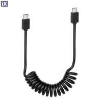 ΚΑΛΩΔΙΟ ΦΟΡΤΙΣΗΣ ΚΙΝΗΤΟΥ E-BIKE SPRING MICRO USB- MICRO USB ΣΠΙΡΑΛ 25-100cm