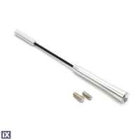 ΚΕΡΑΙΑ ΑΝΤΜ05 18cm ΧΡΩΜΙΟ ΜΕ 2 ΑΝΤΑΠΤΟΡΕΣ 5-6mm AMiO – 1 ΤΕΜ.