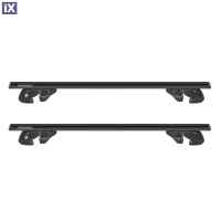 ΜΠΑΡΕΣ ΟΡΟΦΗΣ ΑΛΟΥΜΙΝΙΟΥ SHERMAN XL BLACK 135 cm ΣΕ ΜΑΥΡΟ ΧΡΩΜΑ ΓΙΑ ΟΡΟΦΗ ΜΕ RAISED RAILS MENABO - 2 ΤΕΜ.