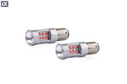 PR21/5W 12/24V 1,3/1,7W 6.000k LED 24xSMD3030 CAN-BUS ΚΟΚΚΙΝΟ 18x56mm 2ΤΕΜ.