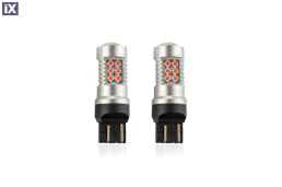 WR21/5W T20 12/24V 6,2W 5.600K LED 24xSMD3030 CAN-BUS ΚΟΚΚΙΝΟ 18x56mm 2ΤΕΜ.
