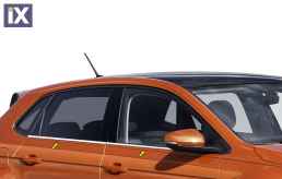 VW POLO 5D 2009> TRIM ΜΑΡΚΕ ΠΑΡΑΘΥΡΩΝ ΑΥΤΟΚΟΛΛΗΤΑ ΧΡΩΜΙΟ ΜΕΤΑΛΛΙΚΑ