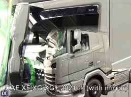 DAF XF/XG/XG+ 2021+ ΜΕ ΚΑΘΡΕΠΤΗ  ΖΕΥΓΑΡΙ ΑΝΕΜΟΘΡΑΥΣΤΕΣ ΦΟΡΤΗΓΟΥ ΑΠΟ ΕΥΚΑΜΠΤΟ ΦΙΜΕ ΠΛΑΣΤΙΚΟ HEKO - 2 ΤΕΜ.