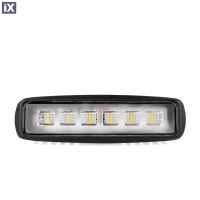 ΦΩΣ ΟΠΙΣΘΕΝ ΚΑΙ ΕΡΓΑΣΙΑΣ FLOOD 10-32V 6W 600lm 6x1W HP LED 160x45x55mm M-TECH - 1TEM.