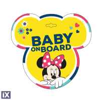 BABY ON BOARD ΕΝΔΕΙΞΗ  MINNIE AMIO - 1 ΤΕΜ.
