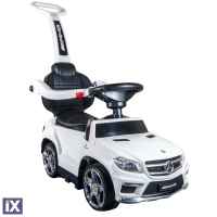 ΠΑΙΔΙΚΟ ΑΥΤΟΚΙΝΗΤΟ PUSH-CAR ΜΕ ΧΕΡΟΥΛΙ ΤΥΠΟΥ MERCEDES GL63 ΜΟΝΟΘΕΣΙΟ ΛΕΥΚΟ RACE AXION - 1 TEM.