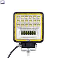 ΠΡΟΒΟΛΕΑΣ ΕΡΓΑΣΙΑΣ WORK LIGHTS 12/24V 42x1W SMDx3030LED 42W 6.000K 2.880lm 108x108x47mm  M-TECH -1ΤΕΜ.