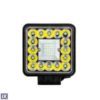 ΠΡΟΒΟΛΕΑΣ ΕΡΓΑΣΙΑΣ WORK LIGHTS 12/24V 42x1W SMDx3030LED 41W 6.000K 2.740lm 108x108x47mm  M-TECH -1ΤΕΜ.