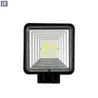 ΠΡΟΒΟΛΕΑΣ ΕΡΓΑΣΙΑΣ WORK LIGHTS 12/24V 49x1W SMDx3030LED 49W 6.000K 2.5000lm 108x108x47mm  M-TECH -1ΤΕΜ.