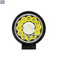 ΠΡΟΒΟΛΕΑΣ ΕΡΓΑΣΙΑΣ WORK LIGHTS 12/24V 33x1W SMDx3030LED 33W 6.000K 2.590lm 112x112x45mm  M-TECH -1ΤΕΜ.