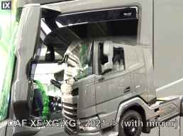 DAF XF/XG/XG 2021+ ΜΕ ΚΑΘΡΕΠΤΗ (GB) ΖΕΥΓΑΡΙ ΑΝΕΜΟΘΡΑΥΣΤΕΣ  ΑΠΟ ΕΥΚΑΜΠΤΟ ΦΙΜΕ ΠΛΑΣΤΙΚΟ HEKO - 2 ΤΕΜ.