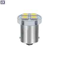 P21W BA15s 24V 4SMDx1CHIP LED 40lm ΛΕΥΚΟ ΚΟΥΤΙ LAMPA - 20 ΤΕΜ.