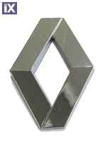RENAULT ΣΗΜΑ 3D ΚΑΠΩ ΧΡΩΜΙΟΥ ΑΥΤΟΚΟΛΛΗΤΟ ΠΛΑΣΤΙΚΟ 9,6x7,2cm  - 1 ΤΕΜ.