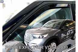 FORD EXPLORER 5D 2019+  ΖΕΥΓΑΡΙ ΑΝΕΜΟΘΡΑΥΣΤΕΣ ΑΠΟ ΕΥΚΑΜΠΤΟ ΦΙΜΕ ΠΛΑΣΤΙΚΟ HEKO - 2 ΤΕΜ.