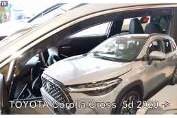 TOYOTA COROLLA CROSS 5D 2020+  ΖΕΥΓΑΡΙ ΑΝΕΜΟΘΡΑΥΣΤΕΣ ΑΠΟ ΕΥΚΑΜΠΤΟ ΦΙΜΕ ΠΛΑΣΤΙΚΟ HEKO - 2 ΤΕΜ.
