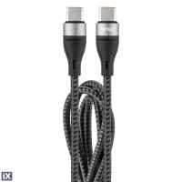 ΚΑΛΩΔΙΟ ΦΟΡΤΙΣΗΣ ΚΑΙ ΣΥΓΧΡΟΝΙΣΜΟΥ USB TYPE C 100cm 3.0A UC-16 AMIO - 1 ΤΕΜ.