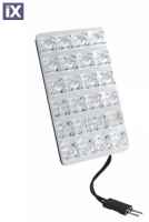 ΛΑΜΠΑΚΙΑ ΠΛΑΦΟΝΙΕΡΑΣ 16LED ΜΠΛΕ 35x35 mm SIMONI RACING