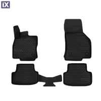 SEAT LEON 5D 2012-2019  ΜΑΡΚΕ ΠΑΤΑΚΙΑ ΣΕ ΣΚΑΦΗ TPE ΛΑΣΤΙΧΟ ΣΕ ΜΑΥΡΟ ΧΡΩΜΑ NOVLINE - 4 ΤΕΜ.