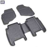 HONDA JAZZ 5D 2002-2008  ΜΑΡΚΕ ΠΑΤΑΚΙΑ ΣΕ ΣΚΑΦΗ TPE ΛΑΣΤΙΧΟ ΣΕ ΜΑΥΡΟ ΧΡΩΜΑ NOVLINE - 4 ΤΕΜ.