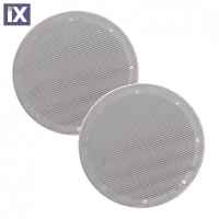 HASDA ΗΧΕΙΑ ΑΔΙΑΒΡΟΧΑ 2 ΔΡΟΜΩΜ 137,5mm 80W - 120Hz>20KHz - ΒΑΘΟΣ 54mm (ΣΤΡΟΓΓΥΛΑ/ΛΕΥΚΑ) - 2 ΤΕΜ.