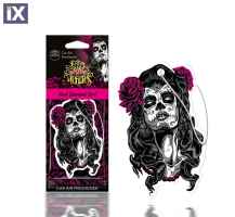 ΑΡΩΜΑΤΙΚΟ ΚΡΕΜΑΣΤΟ AROMA CAR MUERTOS PINK DIAMONT GIRL ΑMiO - 1 TEM.
