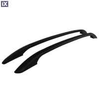 OPEL VIVARO 2014-2019 / RENAULT TRAFIC 2014-2019 / TALENTO  ΠΑΡΑΛΛΗΛΕΣ ΜΠΑΡΕΣ ΟΡΟΦΗΣ ΑΛΟΥΜΙΝΙΟΥ ΜΑΥΡΕΣ SOLID L1 OMTEC - 2 TEM.