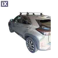 TOYOTA YARIS CROSS XP210 5D 2020+  KIT ΜΕ ΜΠΑΡΕΣ ΟΡΟΦΗΣ ΑΛΟΥΜΙΝΙΟΥ MENABO (AL1-3360/ΜΒ-FIX077G)