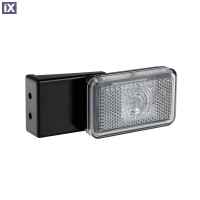 ΦΩΣ ΟΓΚΟΥ 12/24V  1LED ΜΕ ΒΑΣΗ ΚΑΙ ΑΝΑΚΛΑΣΤΗΡΑ ΛΕΥΚΟ  LAMPA - 1 TEM.