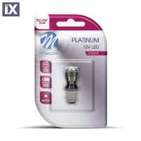 P21/5W 12/24V BAY15d 14xSMD2835 3,0W LED ΛΕΥΚΟ CAN-BUS BLISTER  M-TECH - 1 ΤΕΜ.
